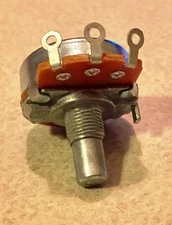 2X  1 Meg Ohm Short Solid-Shaft Potentiometer Volume Tone Pot - Audio Taper