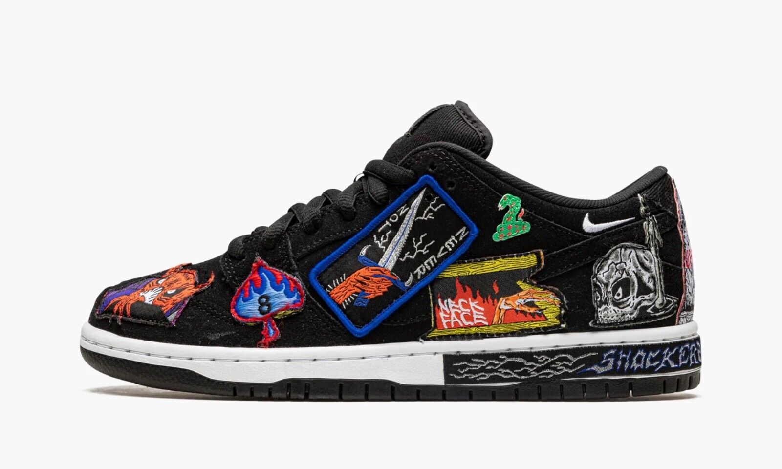 Nike SB Dunk Low Pro QS Neckface DQ4488-001 - All Sizes - Express Shipping