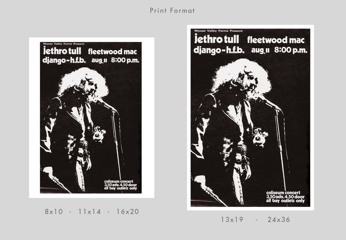 Jethro Tull 1972 concert poster print | eBay