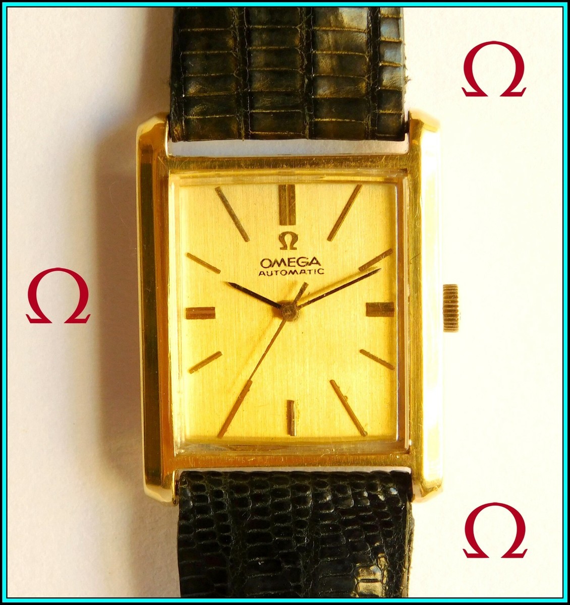 Vintage OMEGA 18kt Solid GOLD Case & Dial - Automatic - 161013 Cal