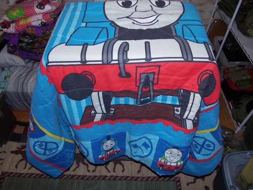 RARE Vintage Thomas The Train Twin Comforter Bed Blanket Warm and Soft 85x61 - Picture 8 of 8