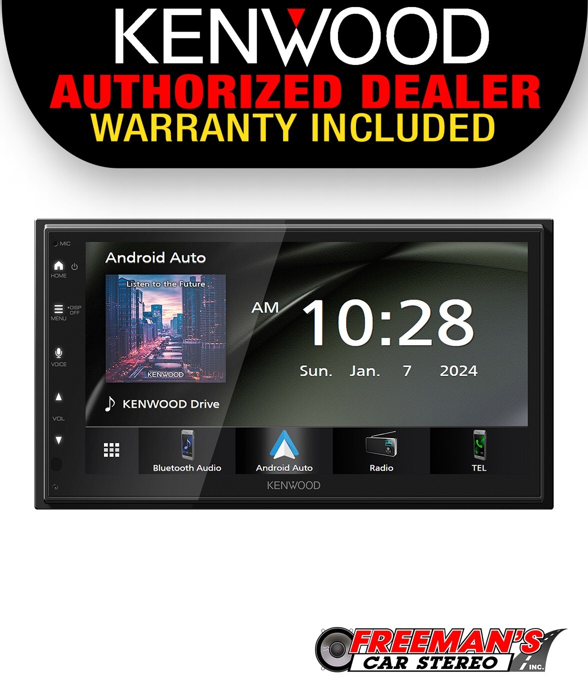 Kenwood DMX40S 6.8" Digital Media Receiver, iDatalink Maestro Ready