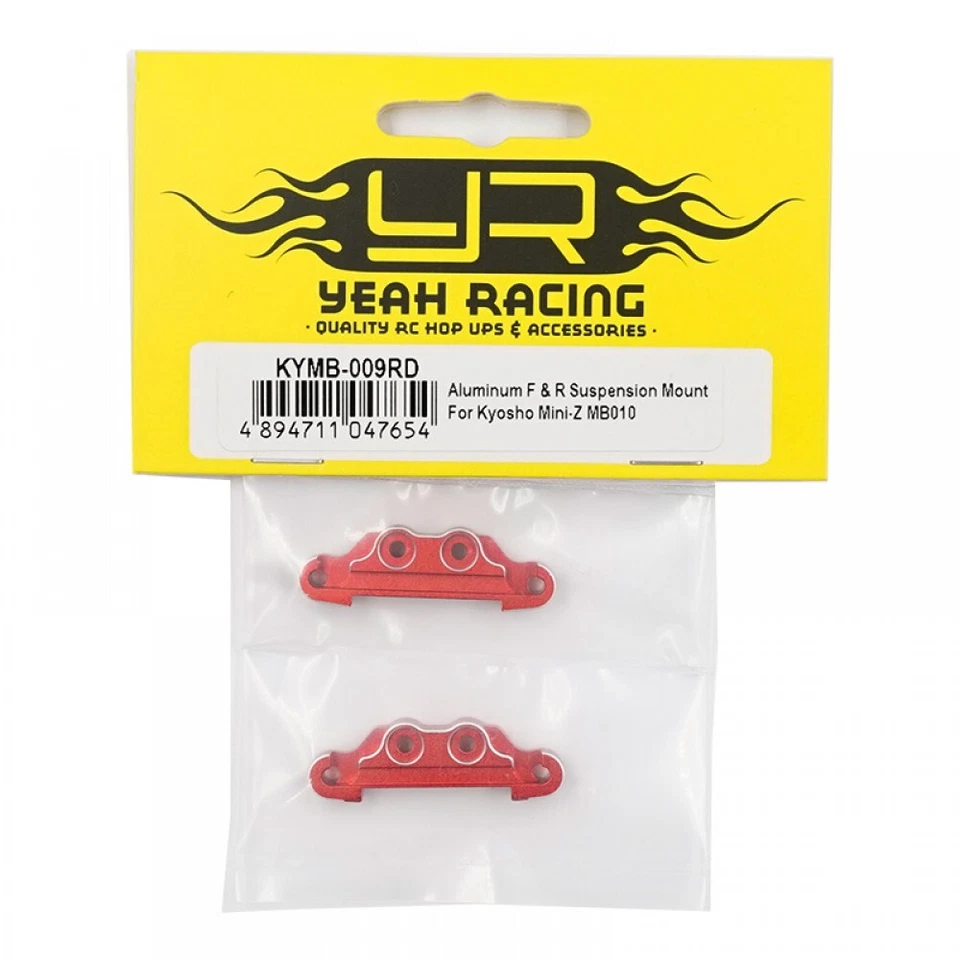 Yeah Racing KYMB-009RD Aluminum F & R Suspension Mount Red for Mini-Z MB010 - Image 4 of 4