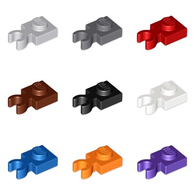 LEGO Plate Special 1x1 with Clip x 10 Choose Colour 4085d