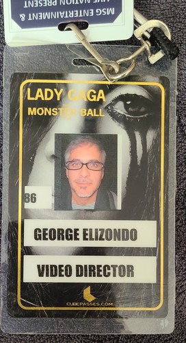 Pass VIP ufficiale Lady Gaga The Monster Ball - RARO! - Foto 4 di 4