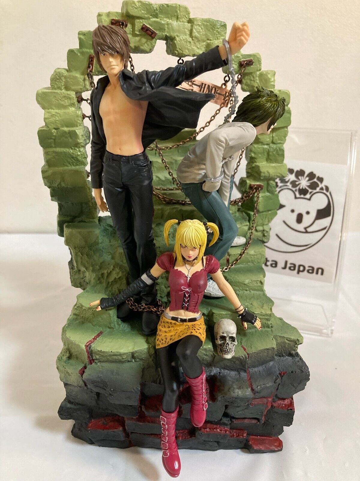 DEATH NOTE Diorama Figure Light Yagami L Misa Amane Toy Kodansha Deathnote