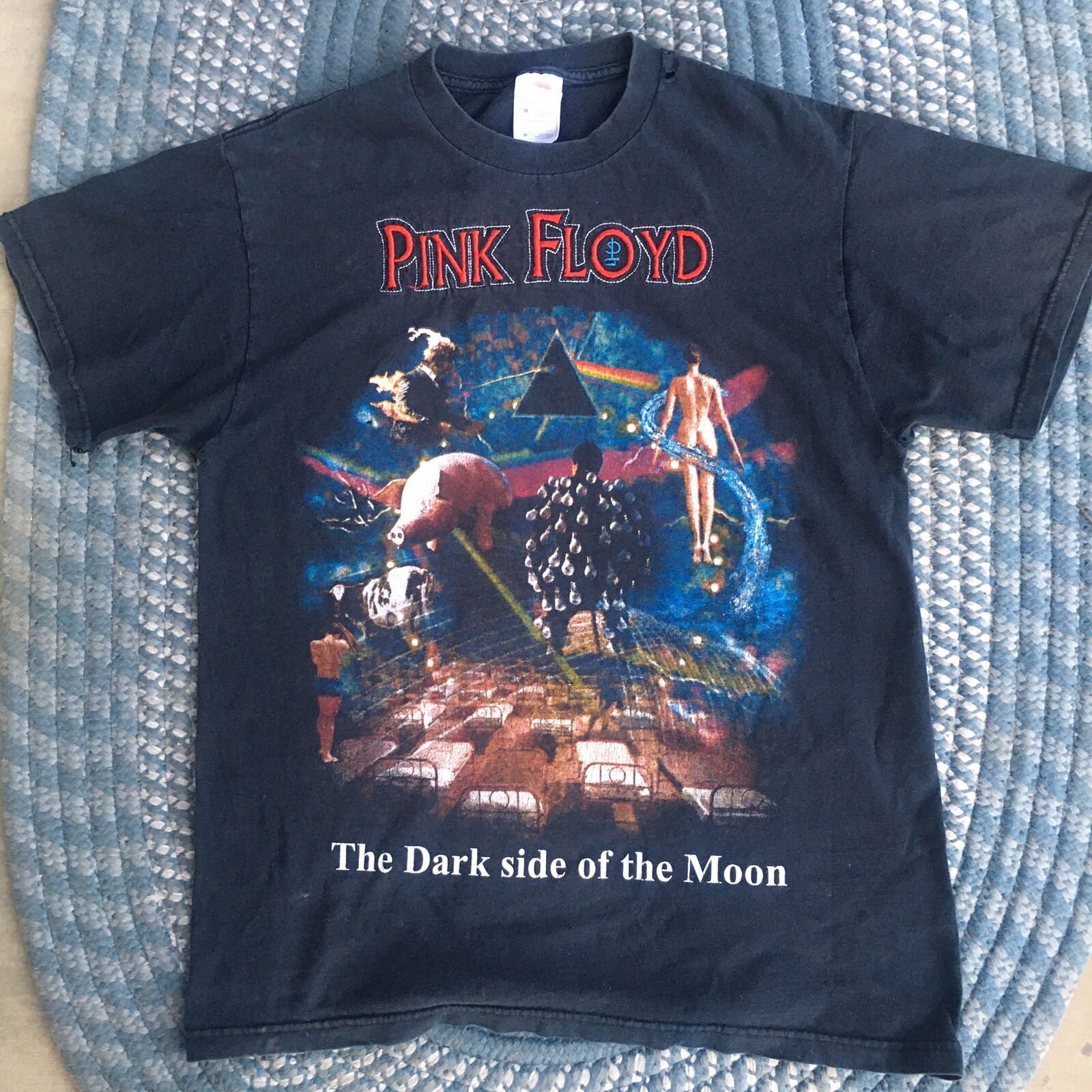 Pink Floyd Dark Side All-Over Prism Polo in Black | Online Rock Pink Floyd Dark Side All-Over Prism Polo in Black | Online Rock