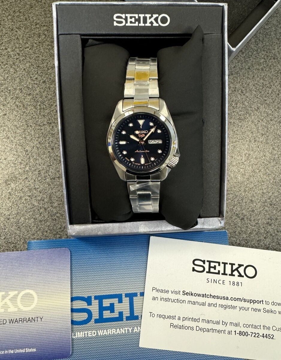 Seiko Women's 5 Sports Automatic Stainless Steel Day Date Seiko Women's 5 Sports Automatic Stainless Steel Day Date