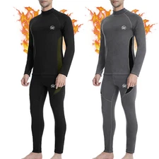 Thermal Underwear Set for Men Long Johns Long Base Layer for Cold Weather