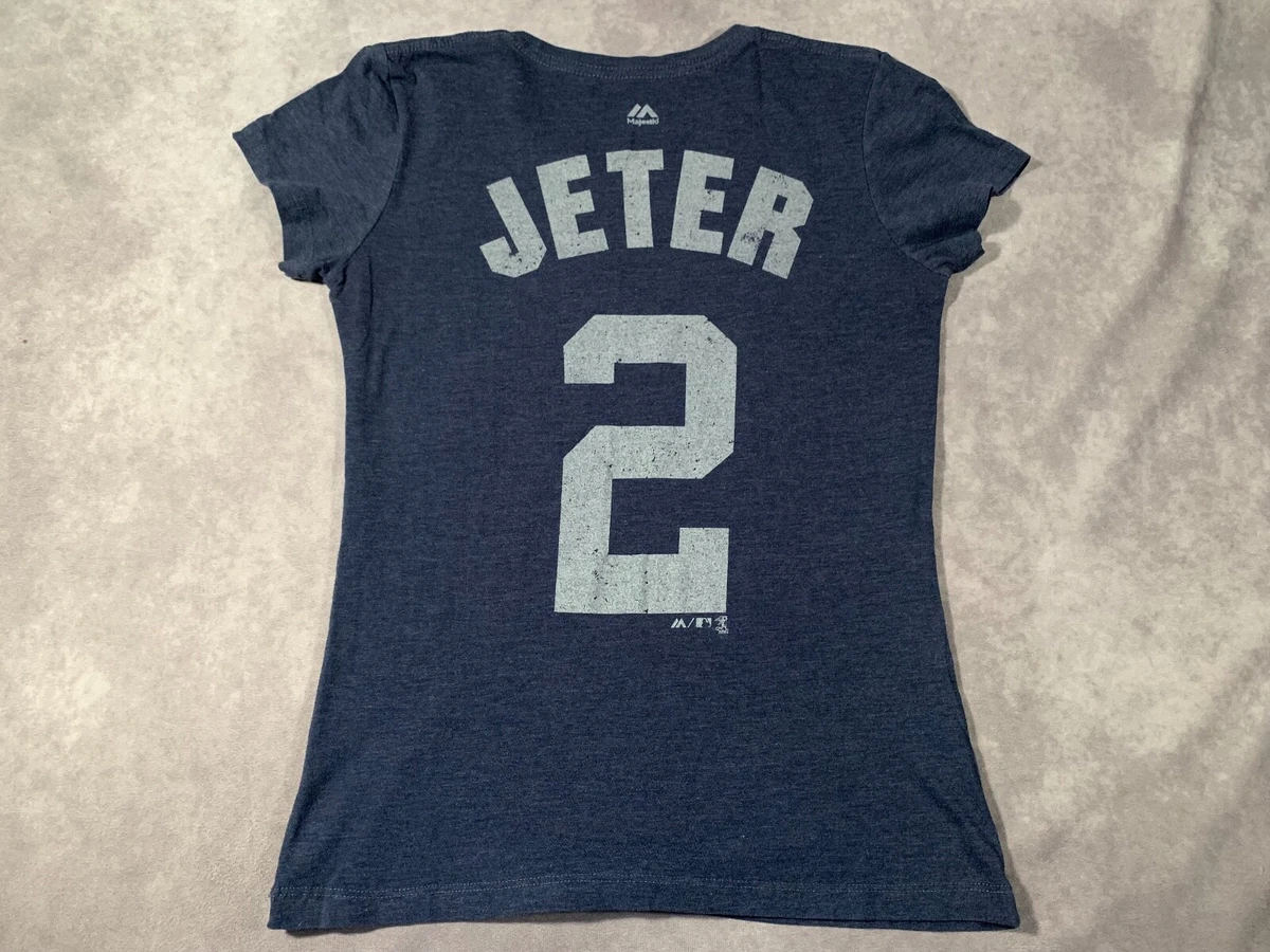 Women's New York Yankees Majestic Derek Jeter Home Jersey
