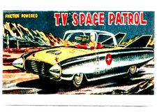 Vintage TV Space Patrol Toy Label Fridge Magnet 2.5" x 3.5" We do custom mags