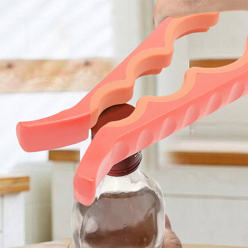 Bottle Opener Easy Grip Plastic Jar Opener Gripper Handheld Kitchen