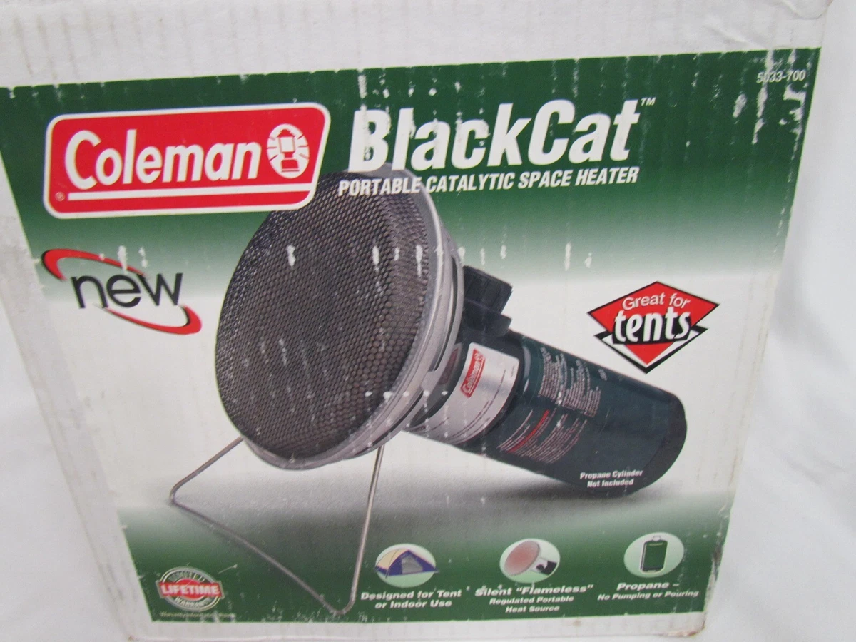 Vintage COLEMAN BLACK CAT Portable CATALYTIC Space HEATER 5033-700 Made in  US 76501214277 | eBay