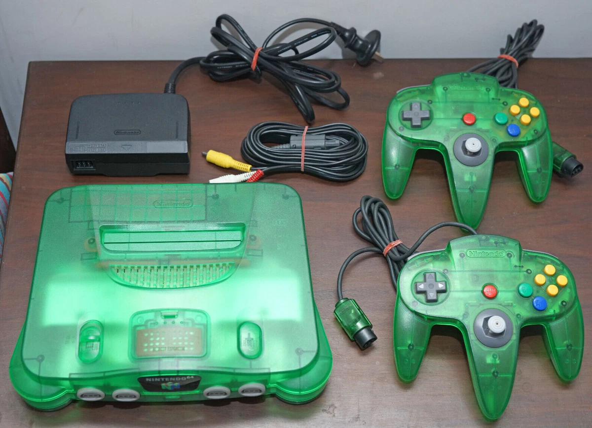 Green n64 console hot sale