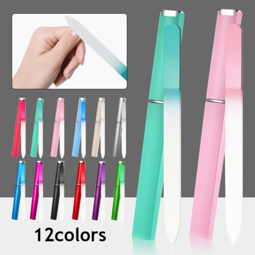 Crystal Glass Nail Sanding Nail File Nail Buffer Grinding Polishing Manicure