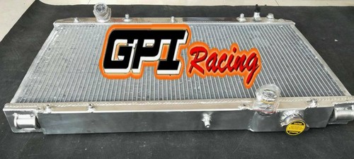 56MM Fit TOYOTA ARISTO JZS161 2JZ-GTE 3.0L TURBO 1997-2004 AT Aluminum Radiator - Picture 5 of 11