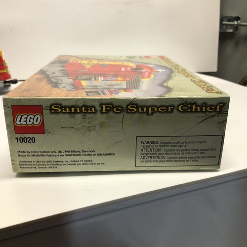 LEGO Santa Fe Super Chief 10020 Nel 2002 Usato Ritirato Incompleto Mancano 6 Pezzi - Foto 12 di 13