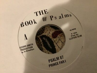 Prince Fari , Psalm 87 , Black Oney , Festival 75 ,  7 '' Book