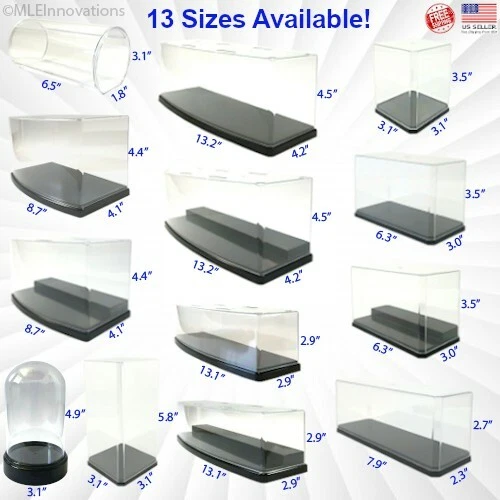 ✅Large Model Car Display Case 1/18 Scale Clear Plastic Box Dust Proof Figurine - Image 2 of 4