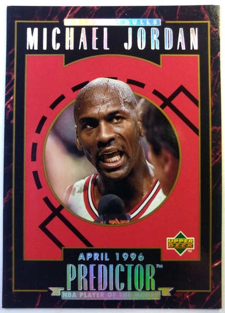 1995 96 Upper Deck Predictor Michael Jordan R5 April 96 POM 
