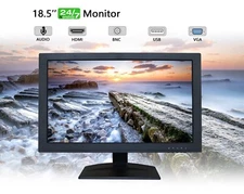 SVD 18.5" Professional Security Monitor CCTV LED HDMI USB VGA BNC 