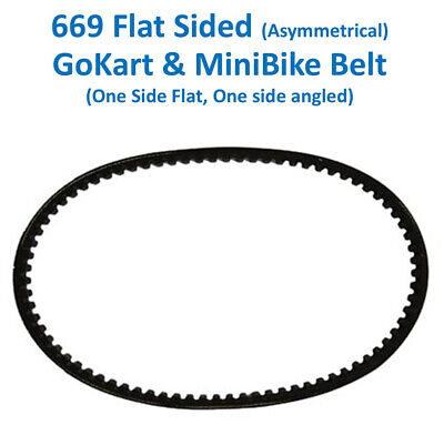 Series 30 669 Belt (Asymmetrical) Used on a variety of Go Karts and Mini  Bikes | eBay