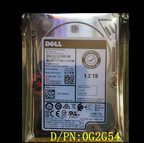 DELL G2G54 ST1200MM0099 1.2TB 12Gb/s 2.5" 10K Enterprise Hard Drive - Picture 2 of 3
