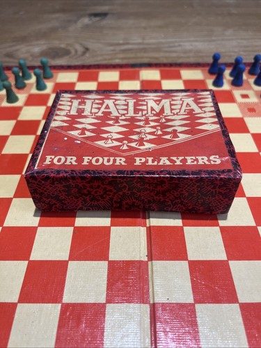 Halma - Vintage Board Game - Missing 8 Pawns - Picture 5 of 10