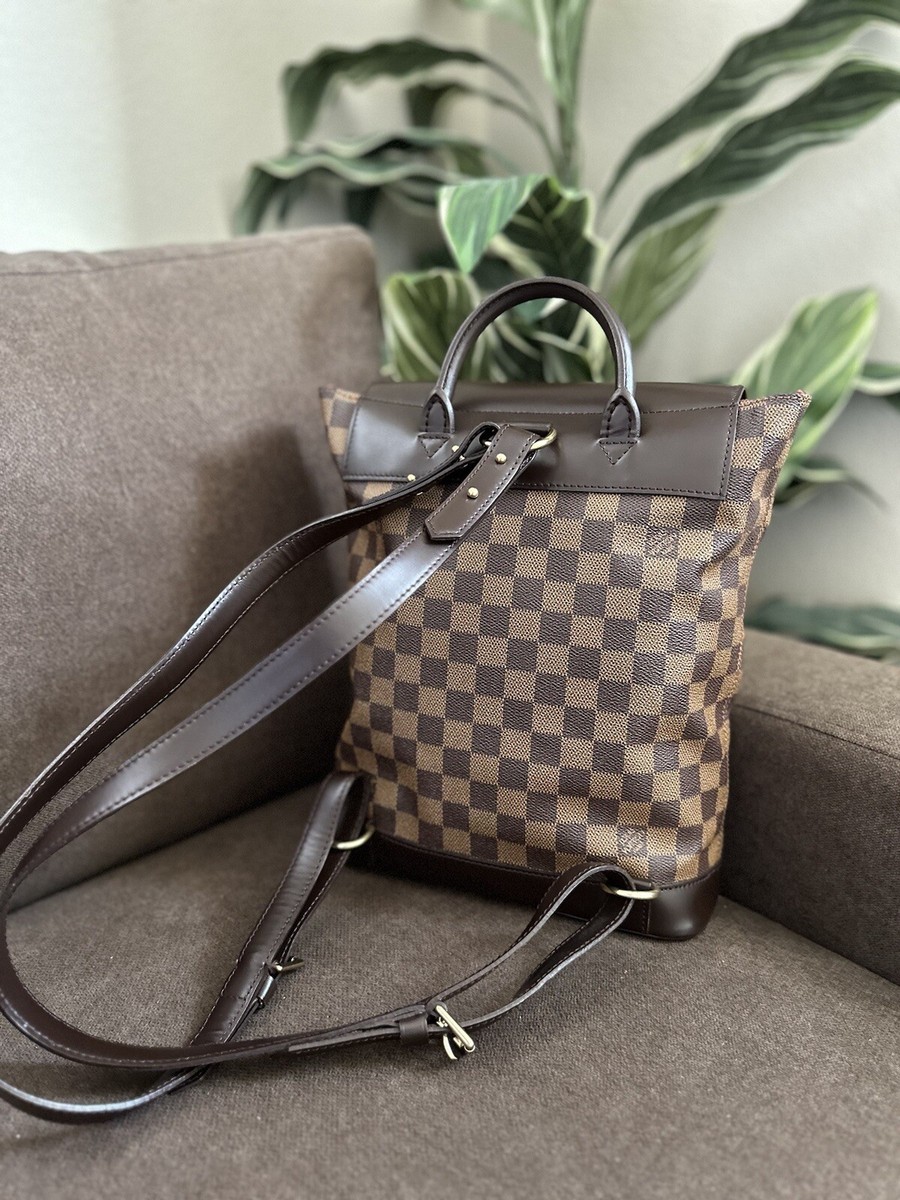 Louis Vuitton Damier Ebene Soho Backpack