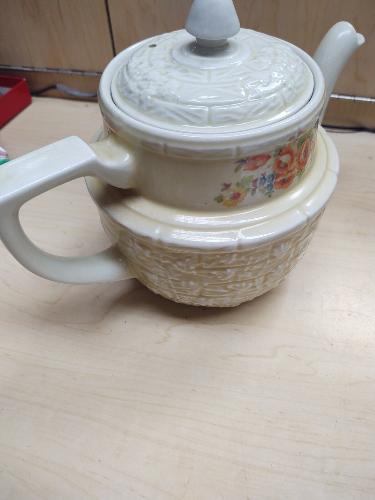 Hall Superior Enterprise Aluminum Co Floral Pattern Drip O Lator Tea Coffee Pot