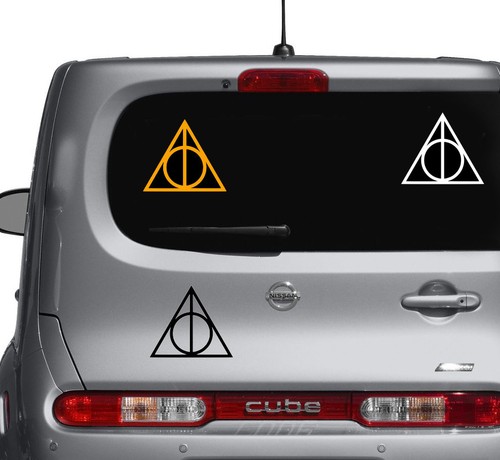 Harry Potter Vinyl Decal Sticker Car Window Wall Laptop Deathly Hallows Symbol - Picture 3 of 7