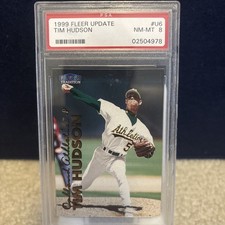 1999 Fleer Tradition Update - U-6 Tim Hudson Rc Psa 8 Oakland As Athletics 1999 Fleer Tradition Update - U-6 Tim Hudson Rc Psa 8 Oakland As Athletics