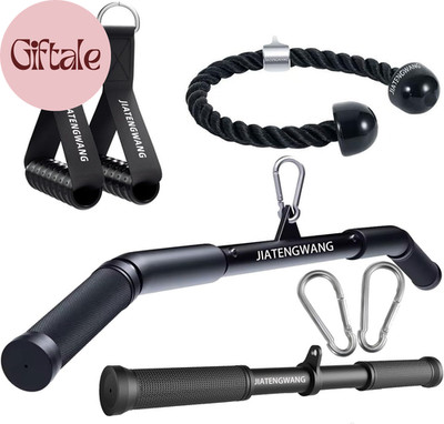 Cable Machine Attachments Home Gym, Triceps Rope, V Handle Cable Attachment,39In