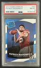 PATRICK MAHOMES II PSA 8 2017 PANINI DONRUSS #327 RATED ROOKIE RC CHIEFS 7740