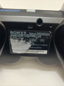 OEM Sony PS3 Controller Genuine DualShock 3 - Tested-  Black