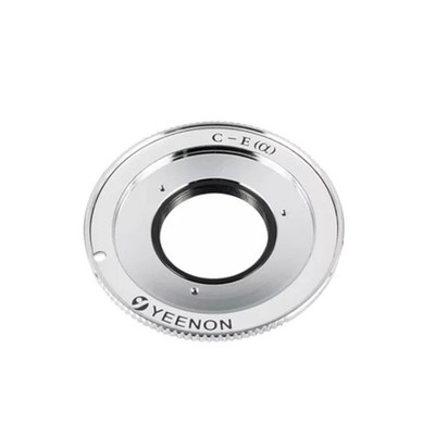 Yeenon C-E Manual Lens Adapter for C-Mount Screw Lens to Sony E Mount Body
