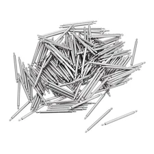 21mm Watch Band Pin 1.5mm Dia Steel Single Flanged End Spring Bar Pins 200pcs