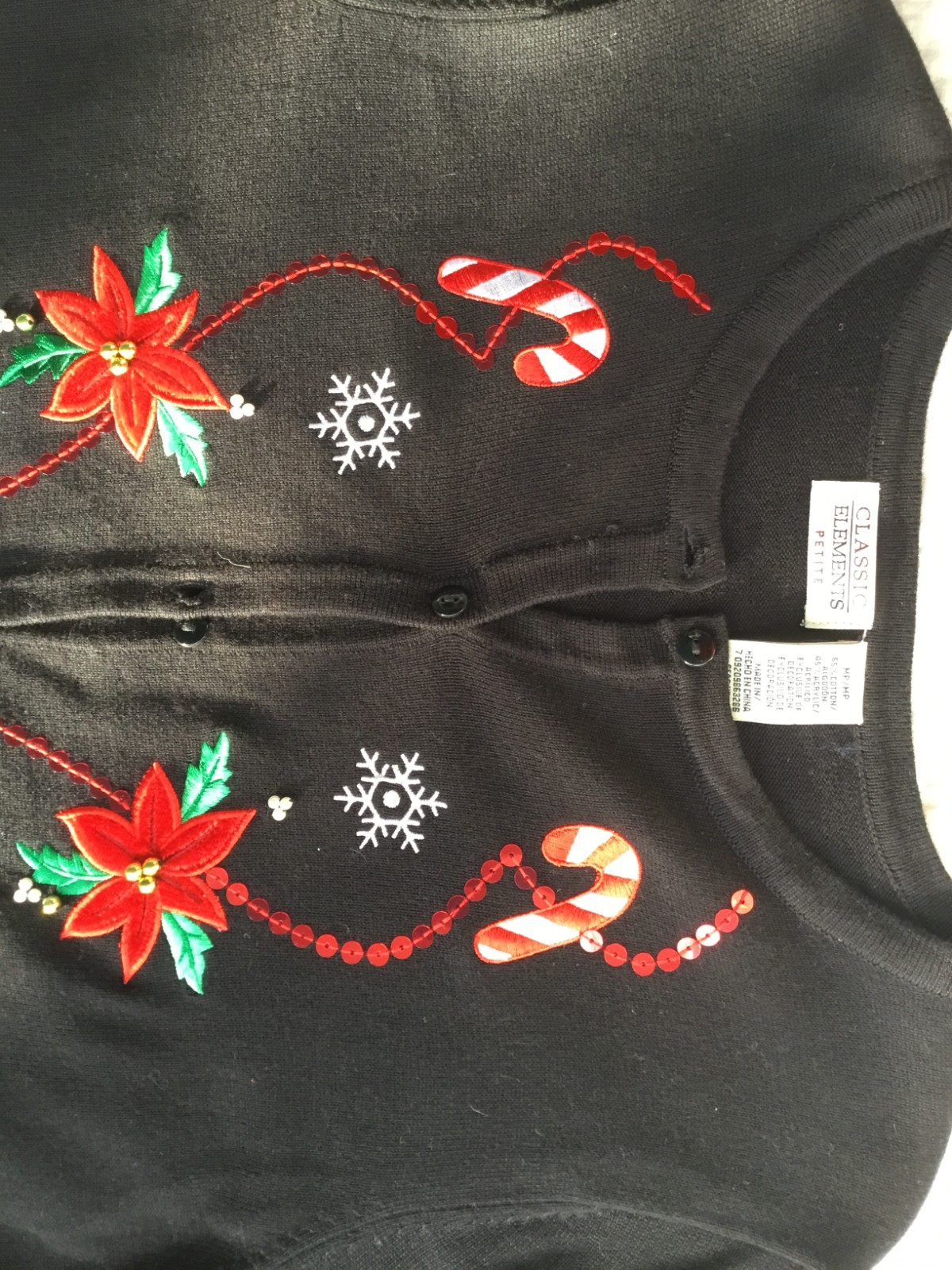 CHRISTMAS SWEATER by CLASSIC ELEMENTS Cotton Blen… - image 4