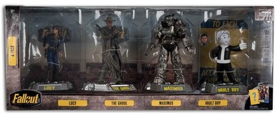 Fallout 6 Inch Figure Posed 4-Pack - (Lucy - Maximus - The Ghoul - Vault Boy)