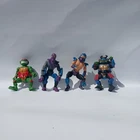 Collection of vintage Teenage Mutant Ninja Turtles action figures, Playmates.