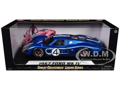 FORD GT MK IV #4 RUBY - HULME LE MANS 24H (1967) 1/18 SHELBY COLLECTIBLES SC426