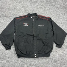Nascar Dale Earnhardt Jacket Mens 2XL XXL Black Winston Cup Chase Authentics