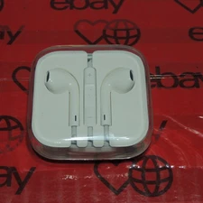 Genuine APPLE EarPods Wired In-Ear Canal 3.5mm Plug- Built in Remote White