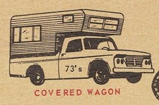 Oldtimer, Dodge Camper Special, su scheda da Tucson, Arizona, KQY-0969, 1968