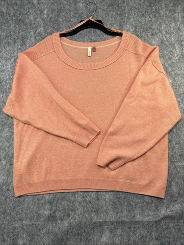 Anthropologie Pilcro 100% Cashmere Sweater Tangerine/ Orange Size XL - Picture 10 of 11