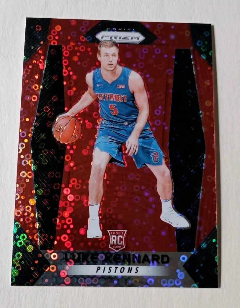 2017 Prizm Luke Kennard RC/125 Red Fast Break Prizm Disco Rookie Panini Duke Hot