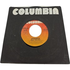 1975 CBS Inc. Aerosmith  Walk This Way/Uncle Salty 45 RPM 3-10449