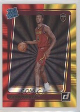 2021-22 Panini Donruss Rated Rookie Holo Red & Gold Laser Evan Mobley #225 14sx