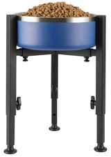 Single Dog Bowl Stand,Tall Dog Food Stand Adjustable Wide 7-11" Heights 14.5"...