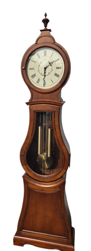Ethan Allen Swedish Home Grandfather Clock Bombe Mora Longcase Bombay